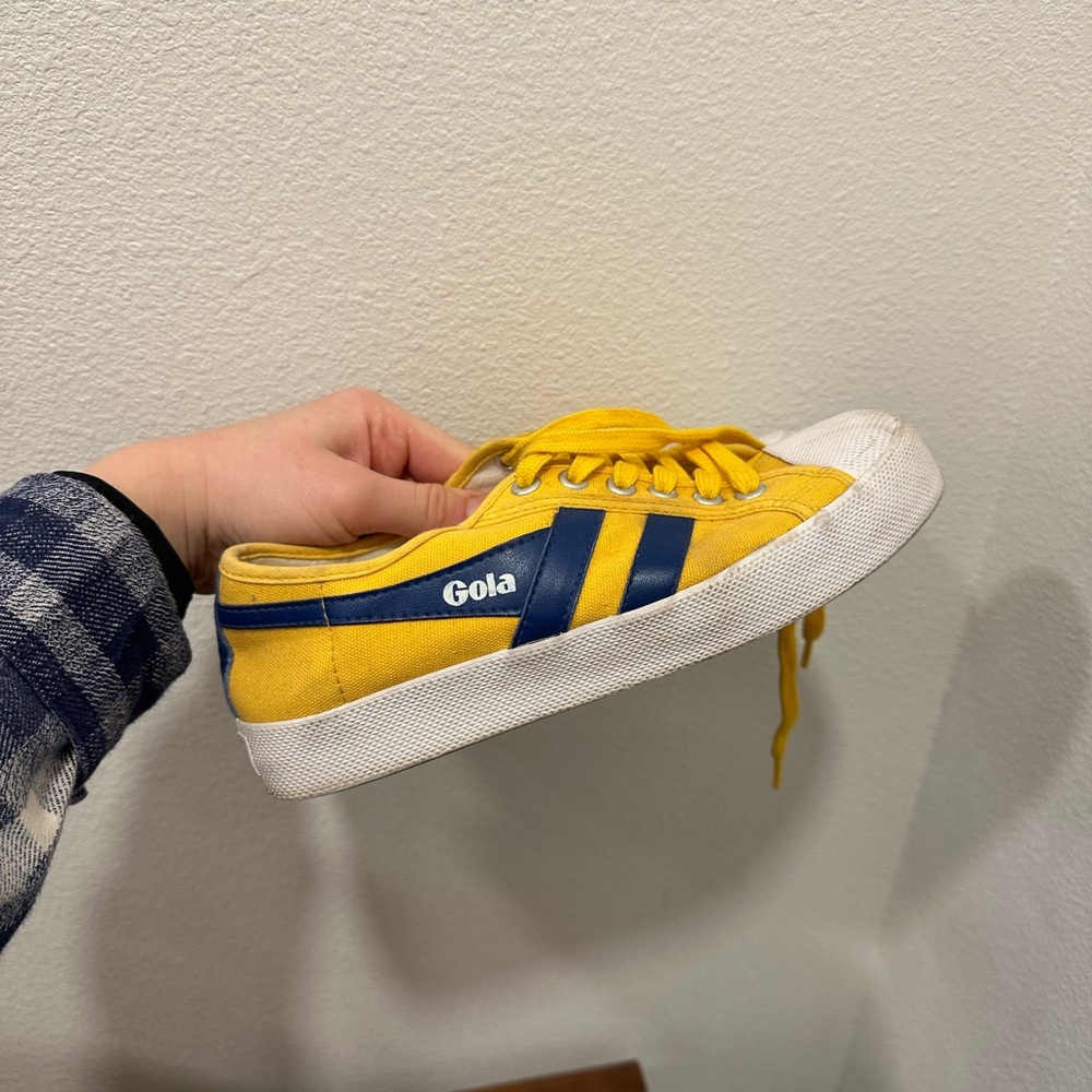 Gola Vibrant Yellow and Blue Shoes